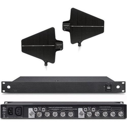 Bolymic Cordless Microphones uhf Antenna Distribution System for Pyle Nady Wireless Microphone w Two Paddles For theaters church