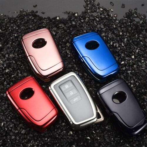 Colorful New Hard TPU Car Key Case Full Cover For Lexus NX GS RX IS ES GX LX RC 200 250 350 LS 450H 300H Protector Accessories