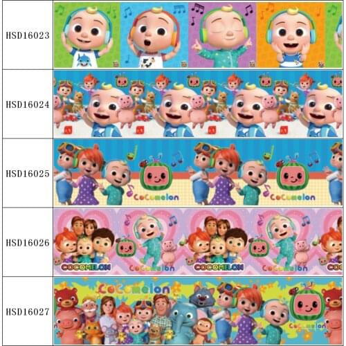 HSDRibbon free shipping 3" 75mm heat transfer printed hsd-design series Grosgrain Ribbon 50Yards/Roll