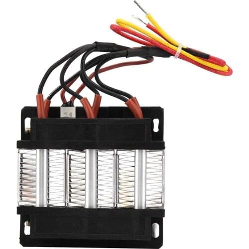 PTC Ceramic Air Heater, 12/24/36/48V 150-200W Insulated PTC Ceramic Air Heater PTC Small Space Heating Element DIY Heating Tools