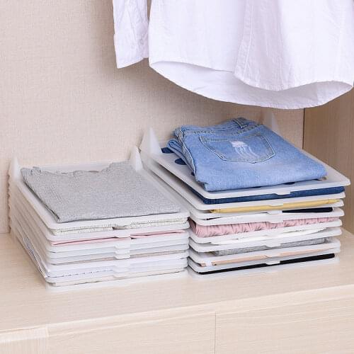 Creative T shirt clothes organizer Closet Storage Travel clothes Organization System TShirt Folding Board Home Organizer tools
