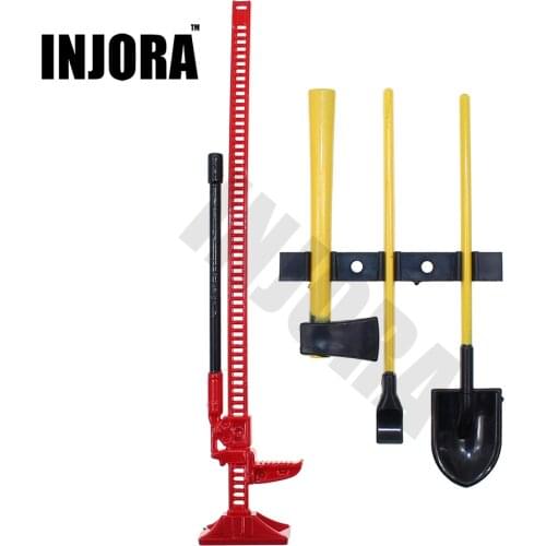 INJORA RC Crawler 1:10 Accessories Mini Jack Tools Kit for Axial SCX10 TAMIYA CC01 D90 D110 Traxxas TRX-4