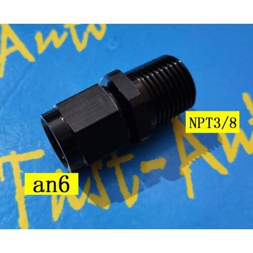 Male npt3/8 3/8npt npt 3/8 to 6an an6 an 6 female adaptor adapter Fitting
