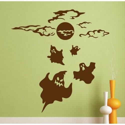 Halloween wall sticker sticker ghost halloween horror inspiration decoration vinyl wall sticker artist home decoration WSJ02