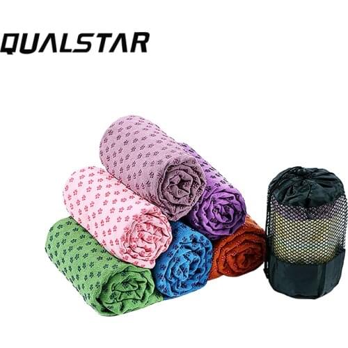 183 * 63cm Non Slip Yoga Mat Cover towel Anti Skid Microfiber Yoga Shop Towel Pilates Blankets Fitness Yoga Mats Indoor fitness