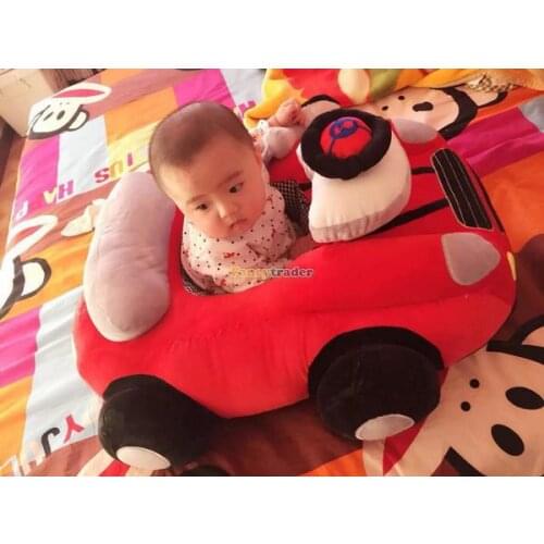 Fancytrader Novelty Toy! 80cm x 65cm x 25cm Big Lovely Plush Stuffed Red Baby Car Toy, Nice Gift For Kids, Free Shipping FT50699