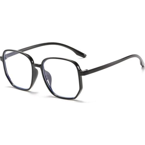 DOISYER New trend adult anti-blue light glasses polygonal large frame glasses for ladies
