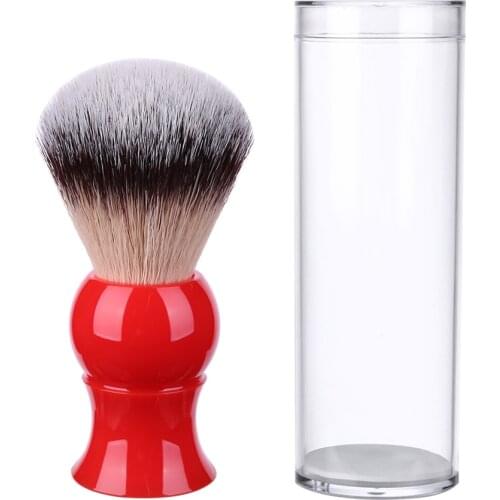 Professional Mens Shaving Brush with Wooden Handle Barber Salon Men Facial Beard Cleaning Device For Men Face Cleaning