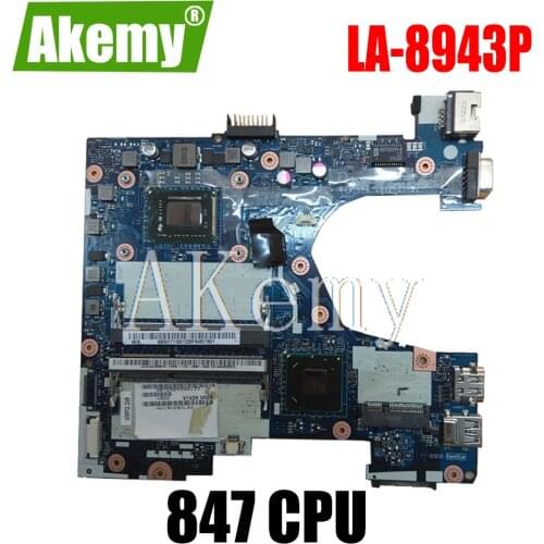 Q1VZC LA-8943P For Acer Aspire C710 V5-131 Laptop Motherboard 847 CPU NB.M8911.004 NBSH7110023 Q1VZC LA-8943P 100% fully tested
