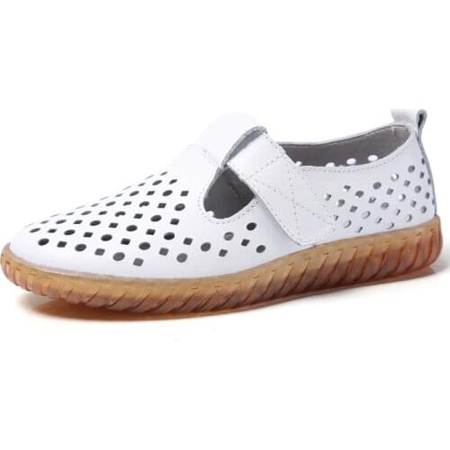 Chaussures Femme 2020 Sandales; Flat Sandals Leather Women Sandals Lightweight Soft Bottom Breathable Waterproof Womens Shoes