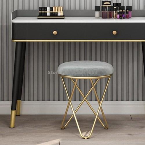 Net red dressing table stool makeup stool modern minimalist light luxury manicure nordic chair bedroom fitting room ins