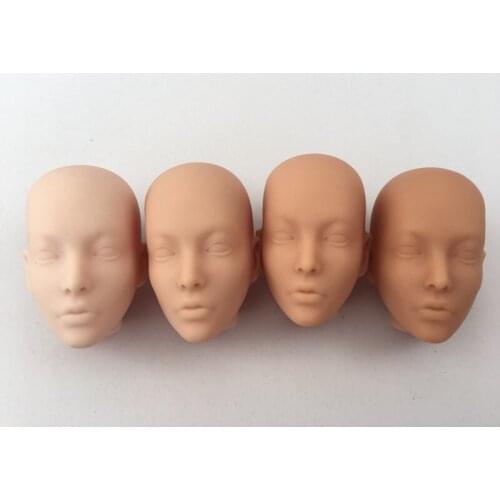 FR PARKER SuperModel Doll Bald Head Super White Beige White Brown 4 Colors Doll Makeup Learning DIY Tools Girl Drawing Doll Face