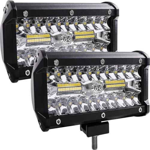 Led Light Bar 240W 24000lm Led Fog Light 7 Inch Led Driving Lights Off Road Lights with Spot&Flood Combo Beam,Waterproof Die-Cas