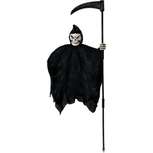 Halloween Decoration Outdoor Skull Ghost Witch Yard Sign Ornament Grim Reaper Craft Outdoor Bar Party Decor Garden Cosplay Props