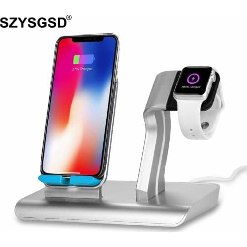 Universal Wireless Charger Base for iPhone X XS Max 8 8 Plus QI Charger stand for Apple iPhone Watch Charging Holder 10W
