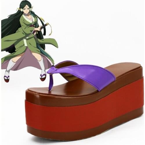 Japanese Anime SAO Sword Art Online ALO Sakuya Suguha Cosplay Shoes Slipper For Christmas Halloween Festival For Women Girls