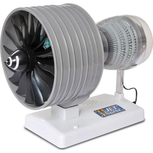 1Set Aviation Jet Aircraft Engine Simulation Engine Model Movable DIY Puzzle Assembling Toy