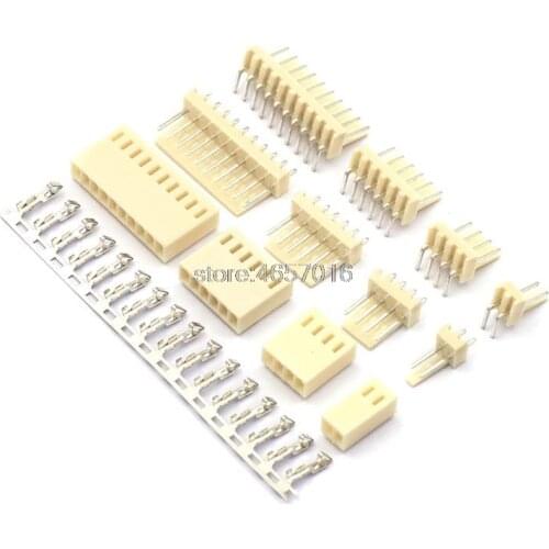 10 Set KF2510 Kits Connector2.54mm Pitch 2/3/4/5/6/7/8/9/10P Straigh Pin Header+Housing+Crimp 2510