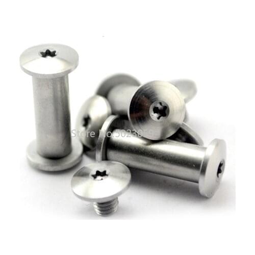 2 Pieces DIY knife handle screw T8 Plum head Fastening Plum style M3.5 screw Rivet Furniture processing screw