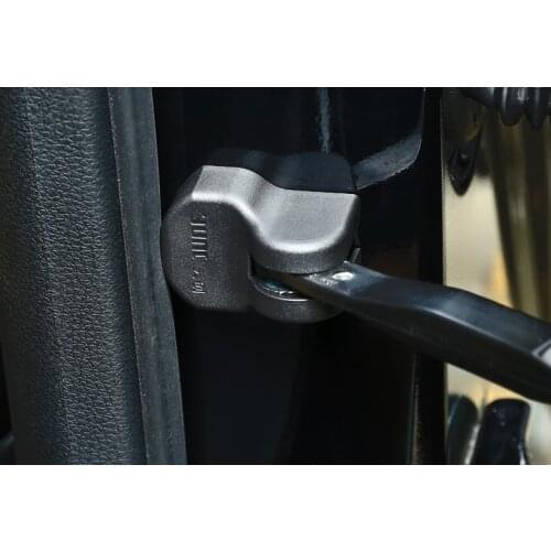 Car Door Stop Rust Waterproof Protector Cover For Honda CRV Civic Accord HR-V Black 4PCS