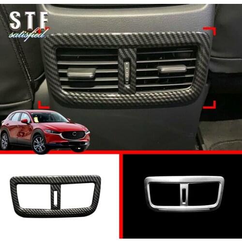 ABS Interior Accessories Armrest Back Air Vent Cover Trim For Mazda Cx-30 Cx30 2020 2021