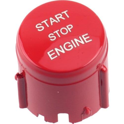 ABS Red Start Stop Engine Switch Cover Cap Car Fit for Land Rover Range Rover Sport Discovery 2010 2011 2012 2013