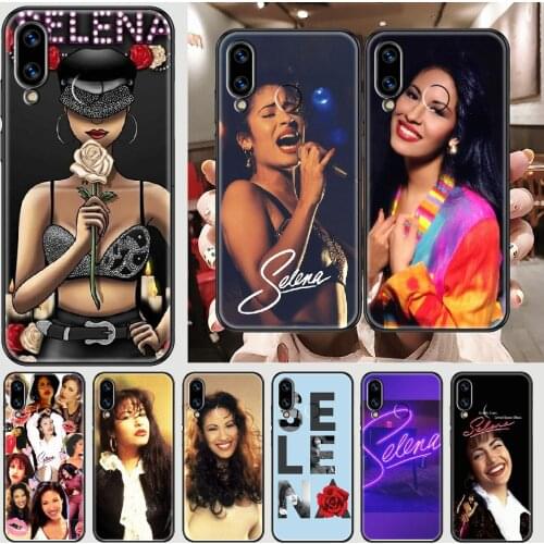 Selena Quintanilla Phone case For Huawei Honor 6 7 8 9 10 10i 20 A C X Lite Pro Play black luxury funda fashion waterproof tpu