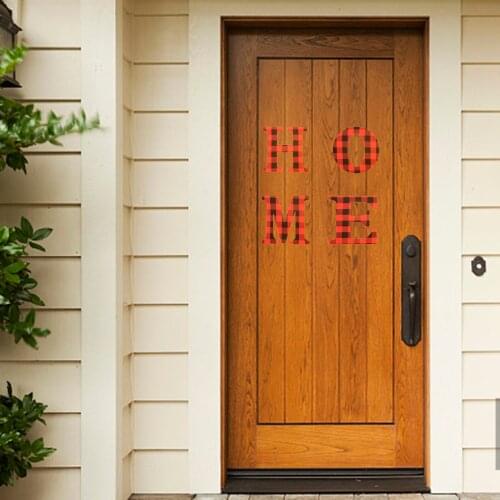 Wooden Home Sign Wall Hanging Decor Home Letters Wall Ornament for Living Room Kitchen Housewarming Gift