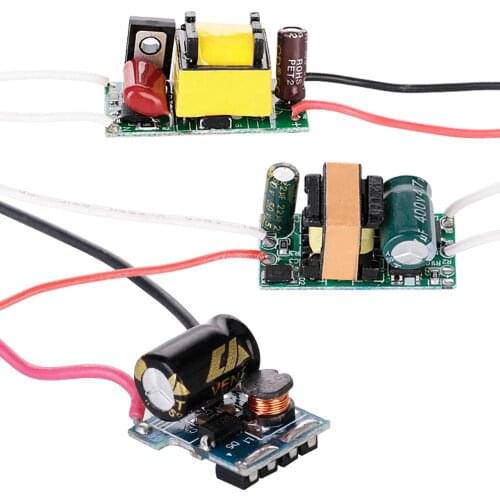 3W - 7W LED Driver Input AC 85-265V 12V 110V 220V Power Supply Built-in Constant Current 300mA Dimmable Light Lamp Transformers