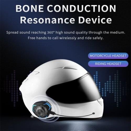 DOSII Motorcycle Bluetooth 5.0 Helmet Headphone Wireless intercom Headset hands-free telephone call Speaker Music MP3 Play