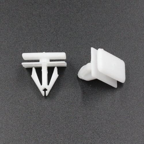 KE LI MI Auto Side anti-rub Trim Door Panel Retaining Clip White For Buick Car Moulding Retainer Fastener