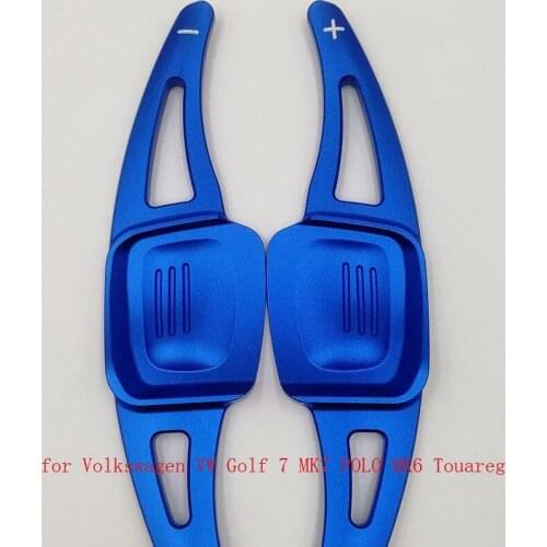 2PCS Quality Aluminum Alloy Steering Wheel Shift Paddle Shifter for Volkswagen VW Golf 7 MK7 POLO MK6 Touareg DSG gear shift