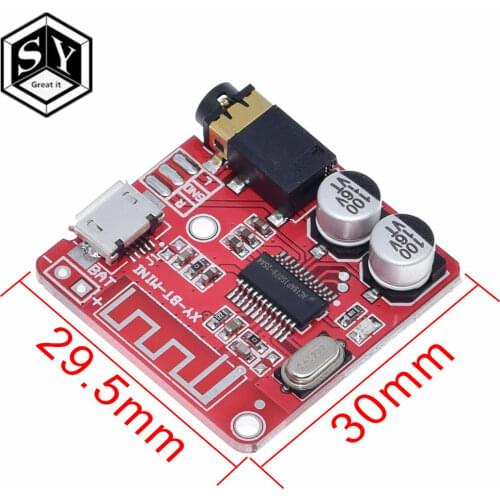 MP3 Bluetooth Decoder Board Lossless Car Speaker Audio Amplifier Board Modified Bluetooth 4.1 Circuit Stereo Receiver Module 5V