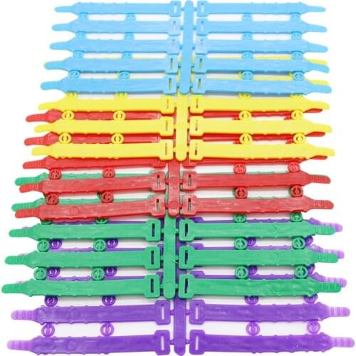 PVC Soft Plastic foot ring 8mm 10mm 12mm 14mm 16mm Chicken Identification foot ring Bird Supplies Parrot harness 50 Pcs