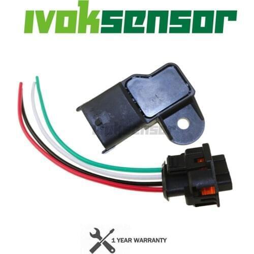 Original Boost MAP Sensor For Opel Vauxhall Astra G H Signum Vectra C Zafira 1.3 1.9 Cdti 73503657 0281002845 W/ Plug Connector