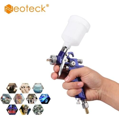 Neoteck 0.8mm Spray Gun Air Spray 0.8MM Nozzle HVLP Spray Gun Mini Air Paint Spray Guns Airbrush For Painting Car