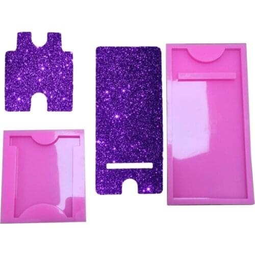 Handmade Phone Stands Silicone Molds Cell Phone Bracket Silicone Mold DIY Phone Holder Epoxy Resin Moulds Art Craft