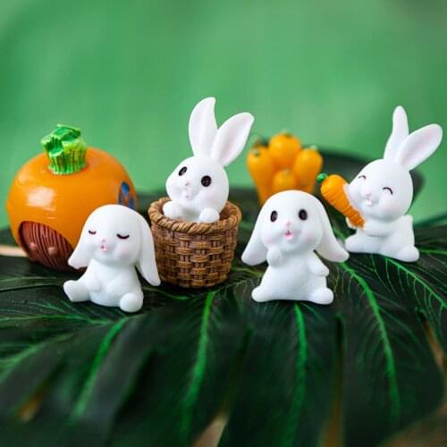 Cute Resin 3D Rabbits Epoxy Resin Mold Filling Tools Diy Family Art Decor Crafts For Kid Gifts Resin Mold Filler Accessories
