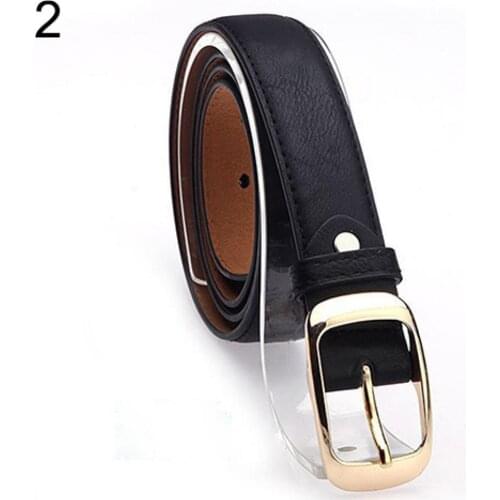 Womens Fashion Waist Belt Brand All-match Faux Leather Belts Casual Waistband Strap