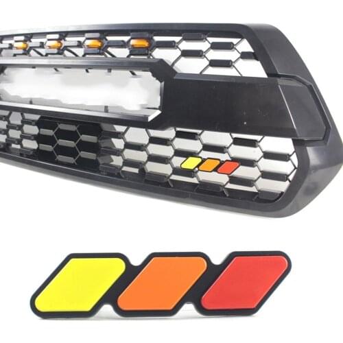 3 Grille Badge EMBLEM Fits Acrylic For Toyota Tacoma 4Runner Tundra Stickers Decals Auto Car Accessories Car Styling Decoration