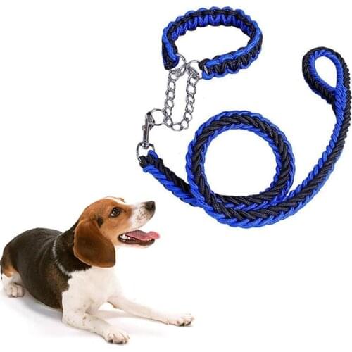 1 Pcs Dog Walking Harness Leash Handmade Braided Small Dog Outdoor Running Lead Leash Anti-Lost Dogs Leader Rope Pet Dog Collar