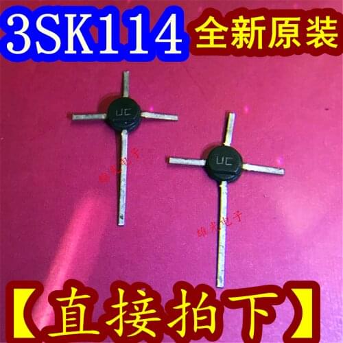 100% New&original 3SK114 N 15V 30mA 0.2W 200MHz Nf=1.4dB