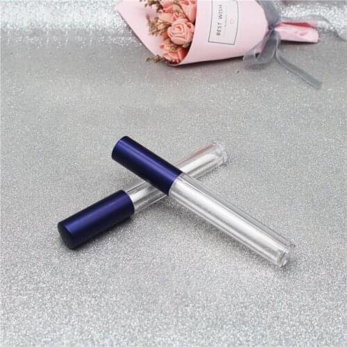 100pcs 4ml Lip Gloss Tubes with Wand Rubber Stopper, Refillable Lip Gloss Containers, Empty Lip Gloss Dispenser Bottles