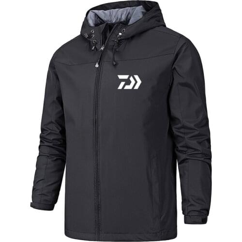 2019 DAIWA Man Hoodie Fishing Clothes Outdoor Fishing Breathable long Sleeve Fishing Clothing Fishing Top DAWA Hooded Jacket