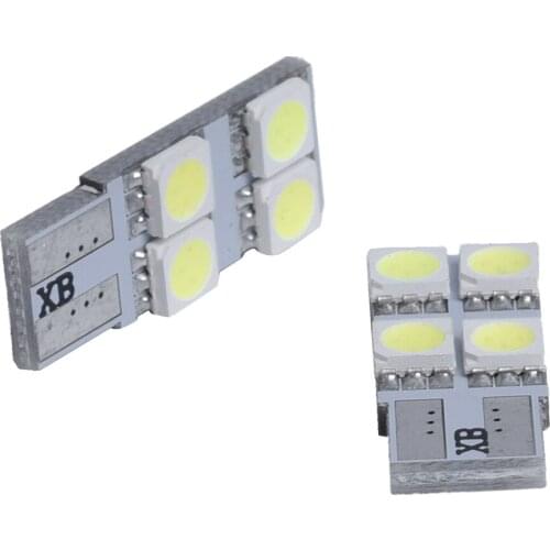 Automobile Led T10-4smd-5050 Side Lamp / Instrument Lamp / Reading Lamp / License Plate Lamp Without Pole Led Lights for Car