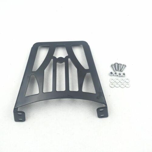 Motorcycle Black Sissy Bar Backrest Luggage Rack For Harley Softail FXSTSB Sportster XL883C XL1200C