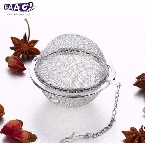 Tea Infuser Stainless Steel Mesh Tea Balls with Brush - Durable and Rust Resistant