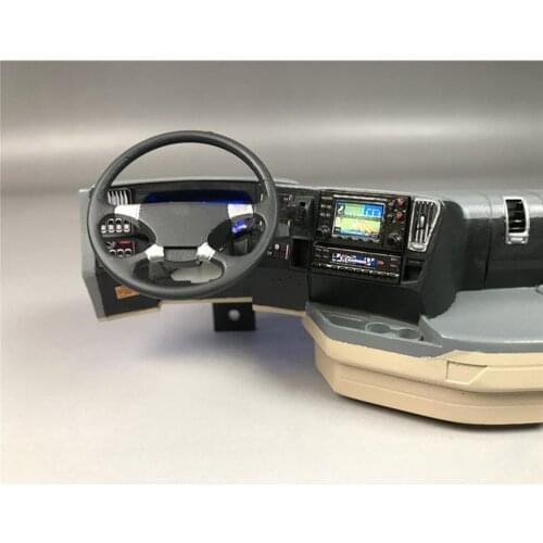 For 1/14 Tamiya Scania R620 56323 RC Truck Durable Plastic Internal Center Cab Left Right Console Cabin DIY Modification Parts