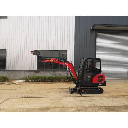 Hydraulic Digging Machine 1.8Ton Digger Enclosed Cabin Crawler Excavator