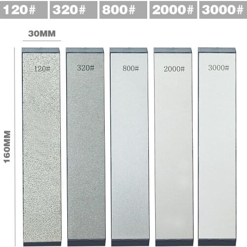 FREE LEATHER Diamondnal Knife Sharpener Replacement Fixed Angle Sharpening Stone System Grinding Bar Diamond Whetstone Oil Stone